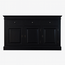 123kast Dressoir Lourdes - 150x45x90H cm - 3 soft close lades - 3 dichte scharnierdeuren