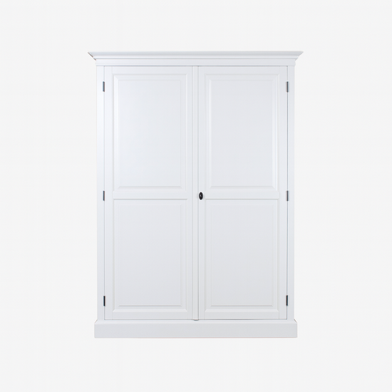 123kast  Computerkast Roma - 120x60x190H cm - uitschuifblad - 2  dichte scharnierdeuren - verstelbare bovenplank