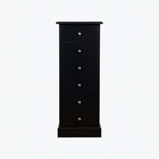 123kast  Ladekast Palermo - 38x27x111H cm - 6 soft close lades