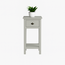 123kast Bijzettafel Deux - 30x30x80H cm - 1 lade - 1 plank