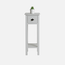123kast Bijzettafel Trois - 30x30x100H cm - 1 lade - 1 plank
