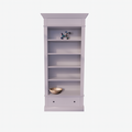 123kast  Brighton library - boekenkast - demontabel - 85x43x240H cm  - 4 verstelbare planken - 1 soft close lade