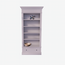 123kast Brighton library - boekenkast - demontabel - 85x43x240H cm - 4 verstelbare planken - 1 soft close lade