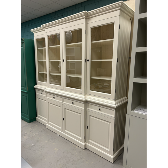 123kast  Showmodel buffetkast Breakfront 220x50x220H cm - RAL 9001