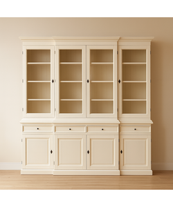 Showmodel buffetkast Breakfront 220cm - RAL 9001