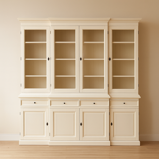 Showmodel buffetkast Breakfront 220cm - RAL 9001