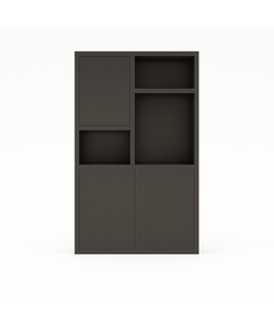 Vakkenkast Faro 02 124cm Eiken