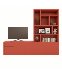 Tv dressoir met vakkenkast Limoges 350cm