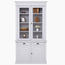 123kast  Buffetkast Antwerpen - 130x50x240(H) cm - vitrine deuren en dichte deuren