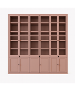 Vitrinekast Theo-Bert 292cm