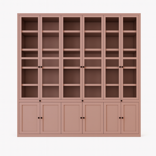 Vitrinekast Theo-Bert 292cm