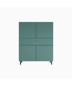 Vakkenkast/meidenkast Piana 112cm