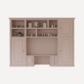 123kast  Bureau kast Mondovi - 400x40x300H cm - 4 soft close lades - 4 scharnier deuren - 6 open vakken - PRIJS OP AANVRAAG