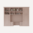 123kast  Bureau kast Mondovi - 400x40x300H cm - 4 soft close lades - 4 scharnier deuren - 6 open vakken - PRIJS OP AANVRAAG
