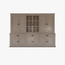 123kast  Buffetkast Aveiro - 300x50x220H cm - vitrinedeuren - 3 soft close lades - 12 scharnierdeuren