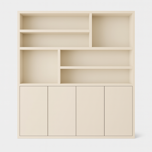 Vakkenkast Flachau 02 200cm