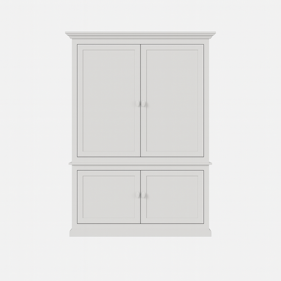 123kast  Buffetkast Viseu -150x40x220H cm - dichte deuren - landelijke stijl