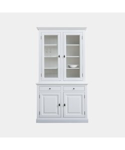 Voorraad - buffetkast Santa Lucia - 126x45x230H cm - kleur ral 9010