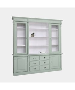 Voorraad Buffet/Boekenkast Edinburgh 225cm - RAL 070 7010
