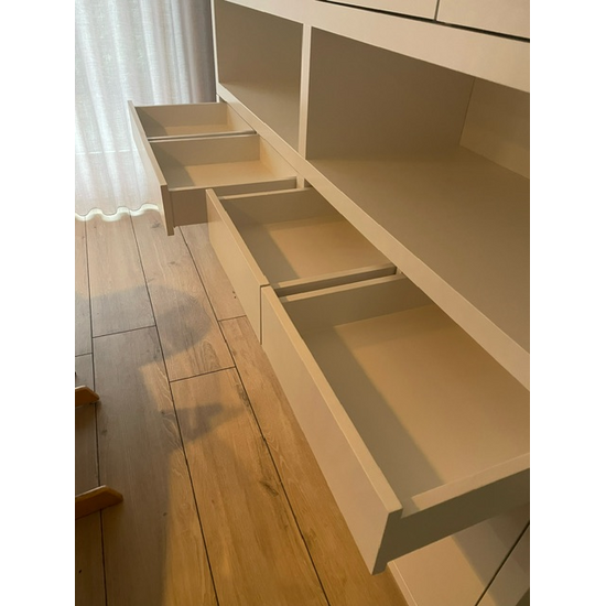 123kast  Voorraad Vakkenkast Lanzarote - 240x50x240H cm - ral 9010 - bekijk omschrijving