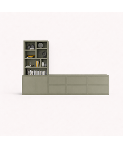 Tv dressoir/vakkenkast Genola 340cm