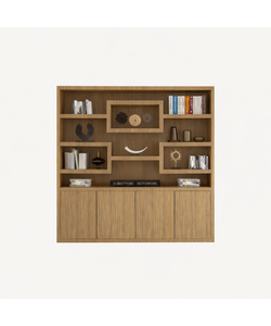 Vakkenkast Oregon 200cm Eiken