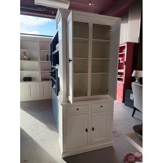 123kast  Aanbieding - buffetkast Santa Lucia - 100x45x230H cm - kleur ral 9010