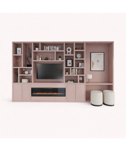 Cinewall Viterbo met openhaard - 460cm - PRIJS OP AANVRAAG