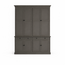 123kast  Boekenkast Kings Library 200x40x240H cm - soft close lades - scharnier deuren