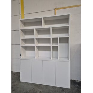 Showmodel (beschadigd) Vakkenkast Kingbridge - 200x35/45x262(H) cm