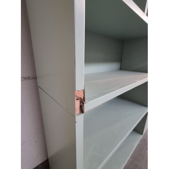 123kast  Voorraad (Beschadigd)  TV-vakkenkast Winterberg 04 - 400x40x250H cm  -  kleur NCS S 3010 G 10Y