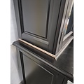 123kast  Showmodel (beschadigd) Buffetkast San Pietro - 235x55x225H cm - 4 vitrine scharnierdeuren - tv vak - 8 grote soft close lades - 2 dichte scharnierdeuren