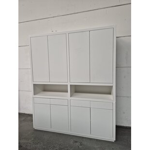 Voorraad Vakkenkast Lanzarote - 240x50x240H cm - ral 9010 - bekijk omschrijving