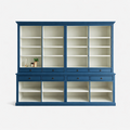 123kast  Boekenkast Santorini - 400x40x240H cm - 8 soft close lades - verstelbare planken - demontabel