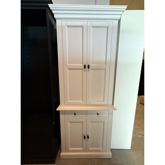 123kast Showmodel Boekenkast Kings Library - 100x40x240H cm - scharnier deuren - soft close lades