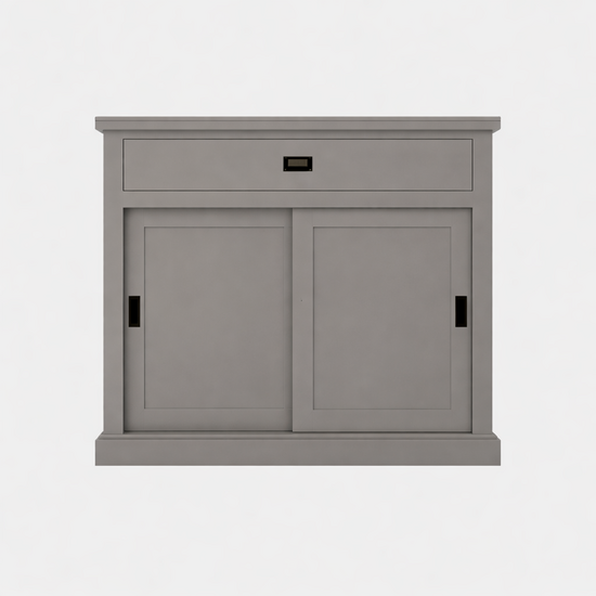 123kast  Dressoir Algarve 05 - 110x46x110H cm - 2  schuifdeuren - 1 soft close lades - strak design