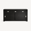 123kast  Dressoir Hawai 03 - 185x50x90H cm - strak design - 3 soft close lades - 2 schuifdeuren