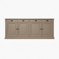 123kast  Dressoir Dortmund - 220x50x90H - 4 deuren - 4 soft close lades - landelijke afwerking