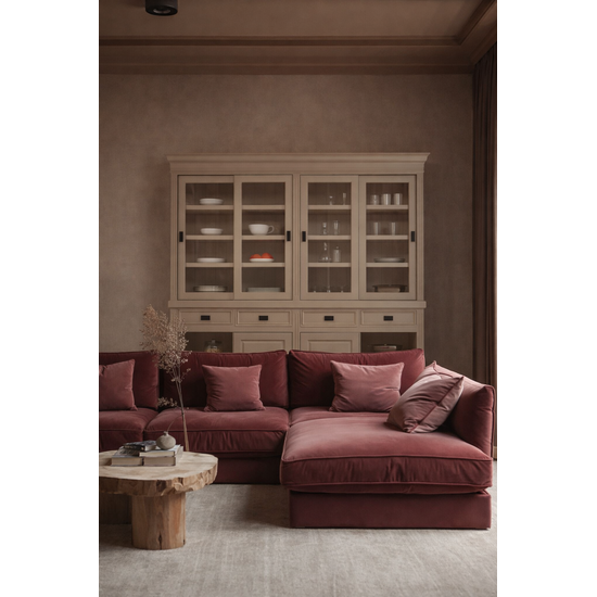 123kast  Buffetkast South Beach - 240x50x240H cm - 8 schuifdeuren - 4 soft close lades