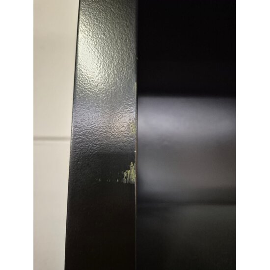 123kast  Showmodel Vakkenkast Mendoza - 120x35x220H cm - ral 7005 zwart - uit 2 delen