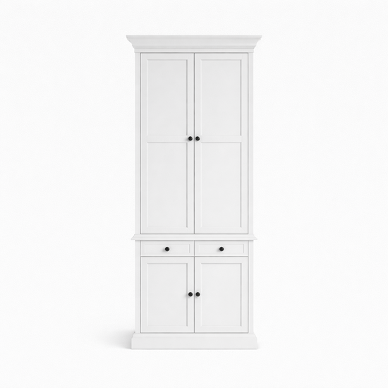 123kast Showmodel Boekenkast Kings Library - 100x40x240H cm - scharnier deuren - soft close lades