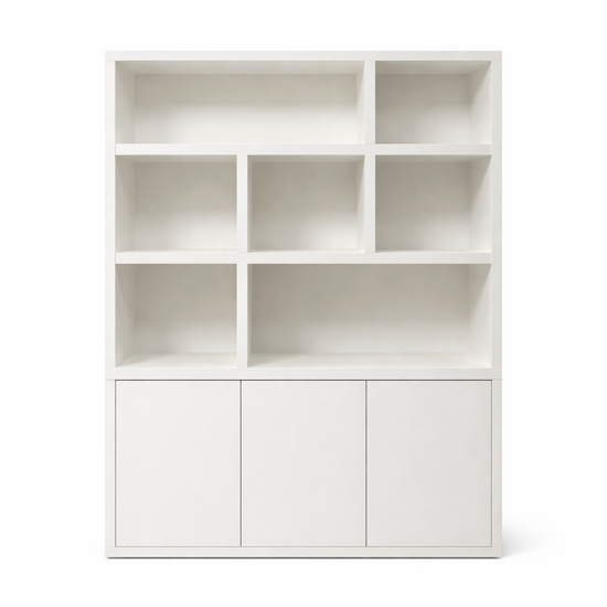 123kast  Vakkenkast Manhattan 03 showmodel - 180x40x240H cm - ral 9010