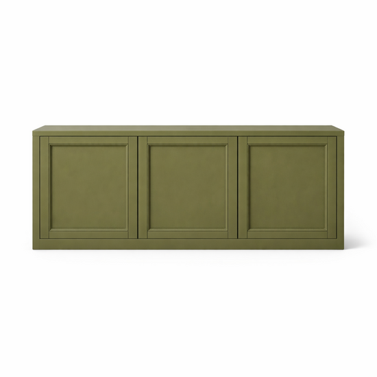 123kast  Dressoir Toscane - 135x35x55H cm - scharnier deuren - sierlijsten - landelijk - boho - bohemian