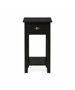 RAL 9005 zwart - Bijzettafel Deux 30cm