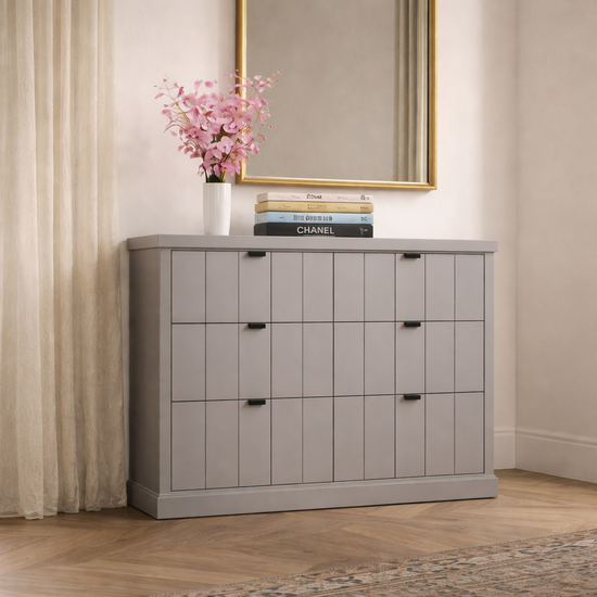 123kast  Ladekast Vannes - 120x45x95H cm- 3 soft close lades - modern design