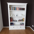 123kast  Boekenkast Libreria - 125x45x180H cm - 3 planken - 2 soft close lades