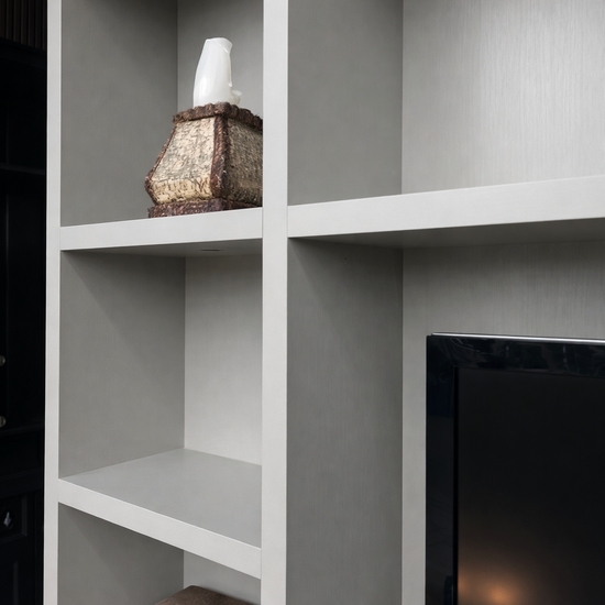 123kast  Tv vakkenkast Jose - 300x40x240H cm - 4 push to open deurtjes