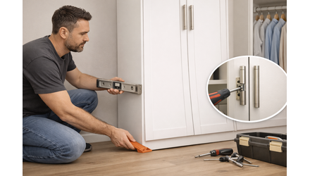 Scheve kastdeuren? Zo los je het op met een meubelwig!