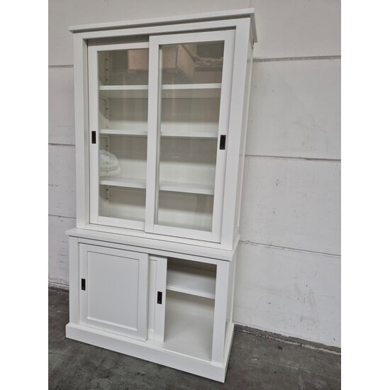 123kast Buffetkast Iceland - 130x50x240H cm - zonder lades - met verstelbare planken