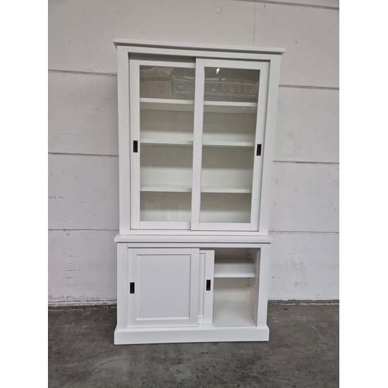 123kast Buffetkast Iceland - 130x50x240H cm - zonder lades - met verstelbare planken